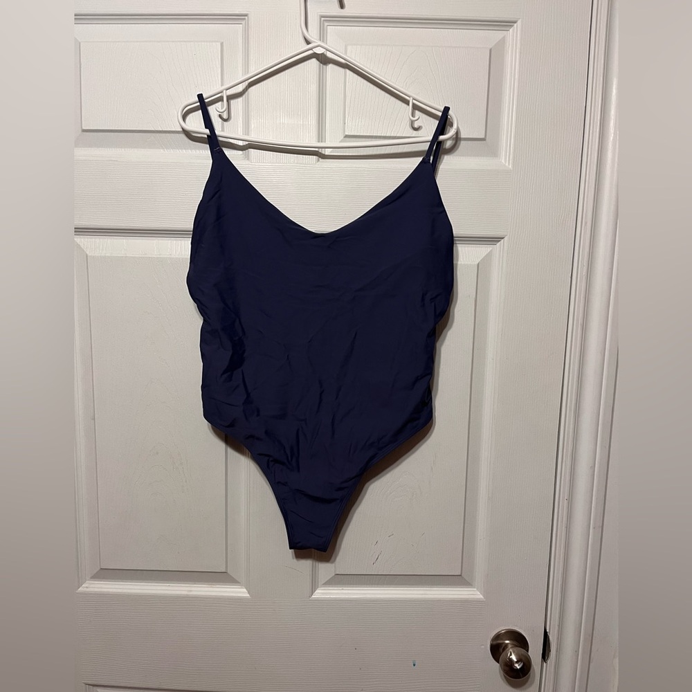 Aerie one piece low cut back